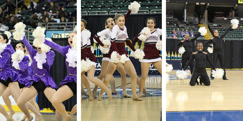 Pom Pon Team Dance Category for Missouri Dance Team Association in St. Charles Missouri