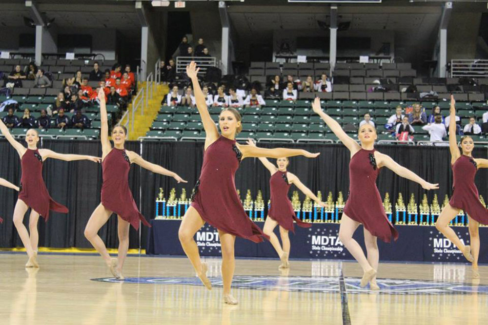 Precision Jazz Team Dance Category for Missouri Dance Team Association in St. Charles Missouri